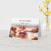 Muttertagskarte "Zum Muttertag Alles Liebe" Karte (Gelbe Blume)