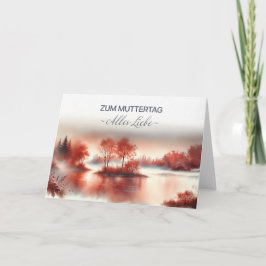 Muttertagskarte "Zum Muttertag Alles Liebe" Karte