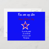 Muttertagskarten Postkarte (Vorne/Hinten)