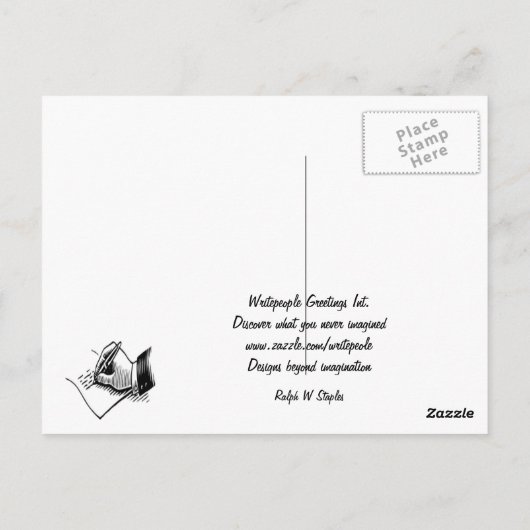 Muttertagskarten Postkarte (Rückseite)