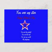 Muttertagskarten Postkarte (Vorderseite)