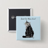 Muttertagskatze Button (Vorne & Hinten)