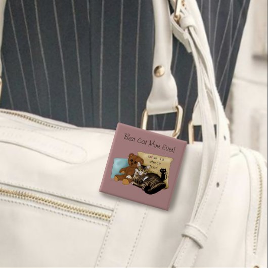 Muttertagskatze Button