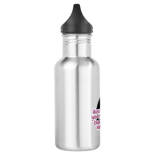 Muttertagskatze Edelstahlflasche (Links)