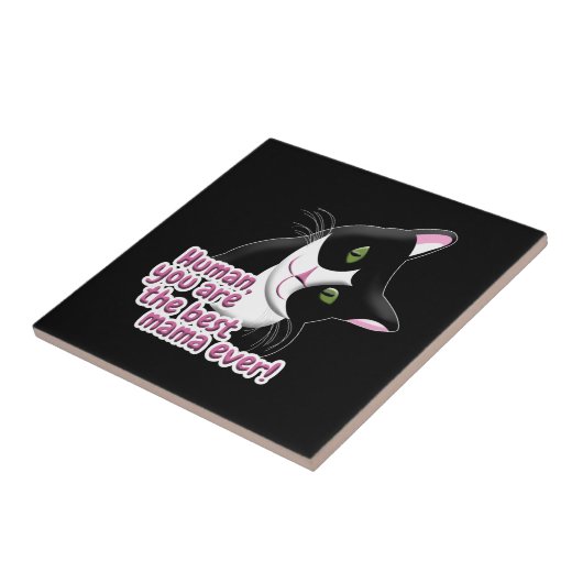 Muttertagskatze Fliese (Seite)