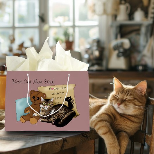 Muttertagskatze Große Geschenktüte