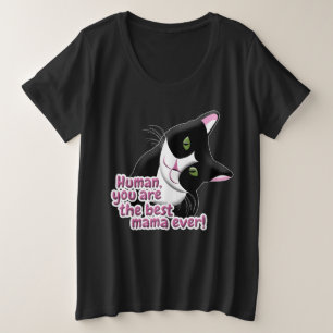 Muttertagskatze Große Größe T-Shirt