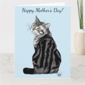 Muttertagskatze Karte (Vorderseite)