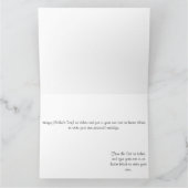 Muttertagskatze Karte (Innenseite)