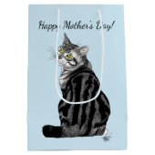 Muttertagskatze Mittlere Geschenktüte (Rückseite)