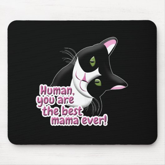 Muttertagskatze Mousepad (Vorne)