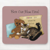 Muttertagskatze Mousepad (Vorne)