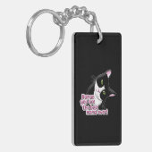 Muttertagskatze Schlüsselanhänger (Vorderseite links)