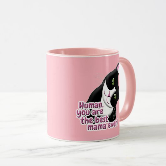 Muttertagskatze Tasse (VorderseiteRechts)