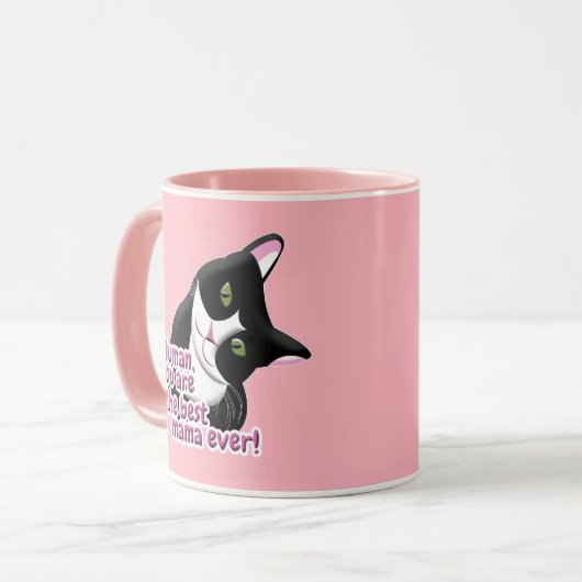 Muttertagskatze Tasse (Vorderseite Links)