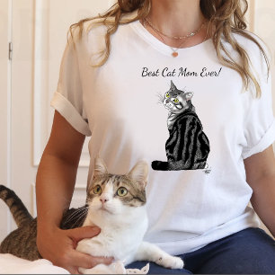 Muttertagskatze Tri-Blend Shirt
