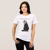Muttertagskatze Tri-Blend Shirt (Vorderseite voll)