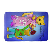 Muttertagskatzen Badematte (Vorderseite)