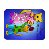 Muttertagskatzen Magnet (Horizontal)