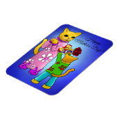 Muttertagskatzen Magnet (Linke Seite)