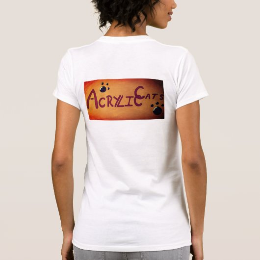 Muttertagskatzen T-Shirt (Rückseite)