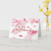 Muttertagskirsche Blüten Wasserfarbe Karte (Gelbe Blume)