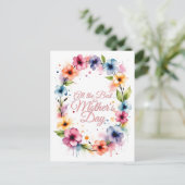 Muttertagskleid Feiertagspostkarte (Stehend Vorderseite)