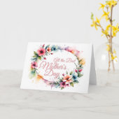 Muttertagskleid in Pink V2.0 Karte (Gelbe Blume)