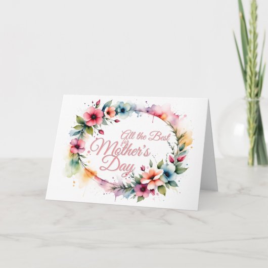 Muttertagskleid in Pink V2.0 Karte (Vorderseite)