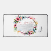 Muttertagskleid in Pink V2.0 Schreibtischunterlage (Tastatur & Maus)