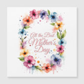 Muttertagskleid Magnetkarte (Vorderseite)