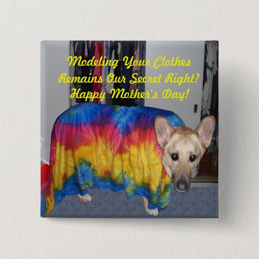 Muttertagskleidung Button (Vorderseite)