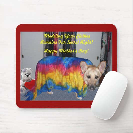 Muttertagskleidung Mousepad (Mit Mouse)