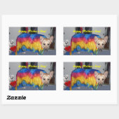 Muttertagskleidung Rechteckiger Aufkleber (Blatt)