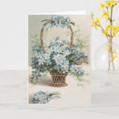 Muttertagskorb für Vergessenmerzen Karte (Gelbe Blume)