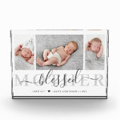 Muttertagskript gesegneter Keepake Fotoblock (Vorderseite)