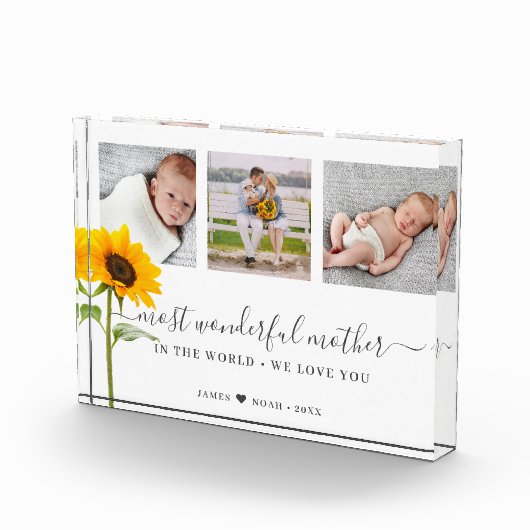 Muttertagskript Großartige Mutter Fotoblock (Rechts)