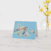 Muttertagskröte und Babykarte Karte (Gelbe Blume)