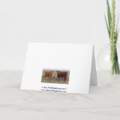 Muttertagskühe - Western Karte (Rückseite)