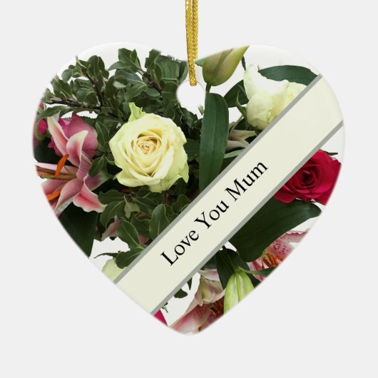 Muttertagskuke Keramik Ornament (Vorne)