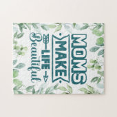 Muttertagskunst mit Folies Puzzle (Horizontal)