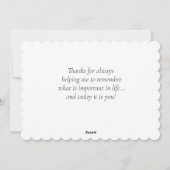 Muttertagsladung von Blume Feiertagskarte (Rückseite)