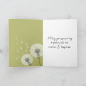 Muttertagsmädchen mit Unkraut Karte (Innenseite)