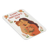 Muttertagsmagnet Niedliche Mama und Kinderbelehrun Magnet (Rechte Seite)