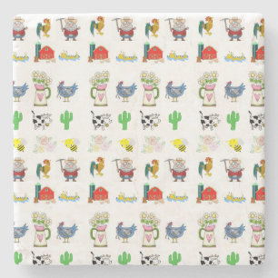 Muttertagsmarmor-Stone-Untersetzer Steinuntersetzer