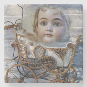 Muttertagsmarmor Stone Untersetzer Viktorianisch