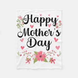Muttertagsmommy Niedliche Blumenfrauen für Mama Gr Fleecedecke