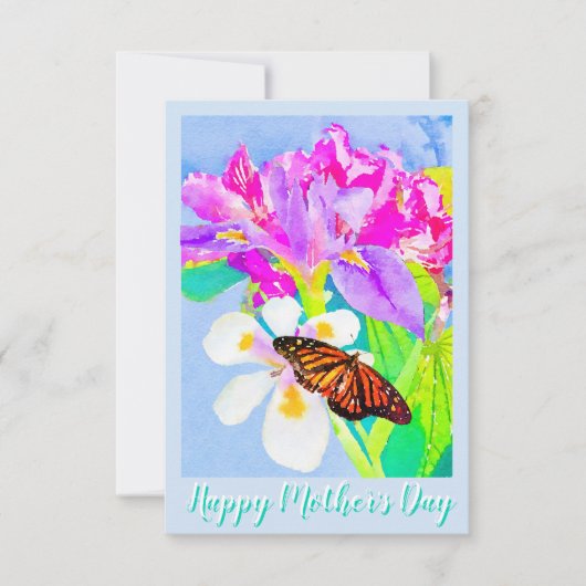 Muttertagsmonarch Butterfly, Ire und Orchid (Vorderseite)