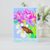 Muttertagsmonarch Butterfly, Ire und Orchid (Stehend Vorderseite)