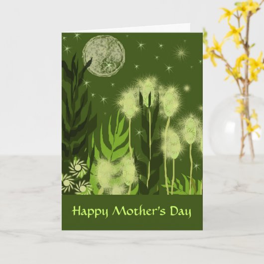 Muttertagsmond Karte (Gelbe Blume)